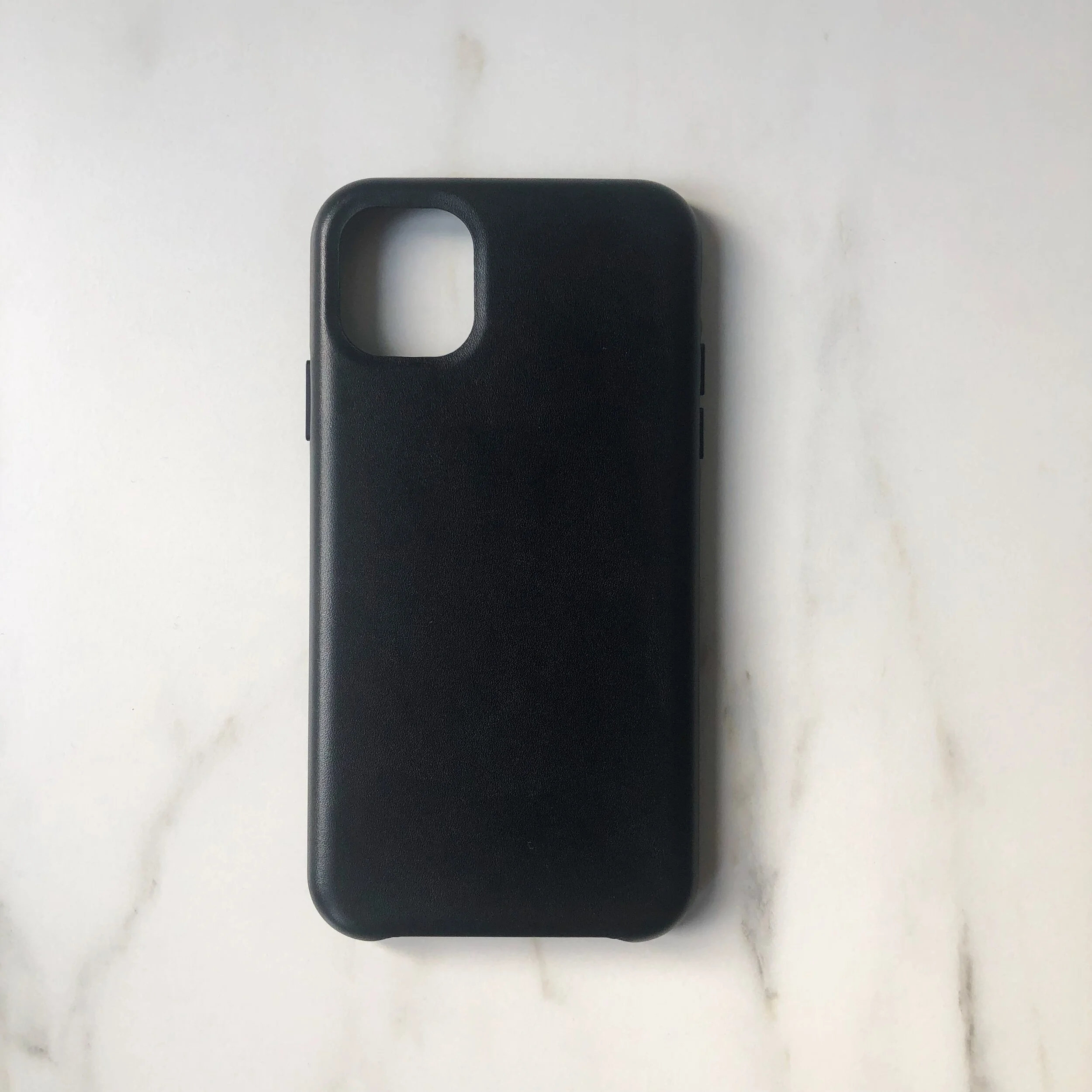 Personalized Custom Black iPhone 11 Leather Case - Mini Pro Max - Monogram Hot Stamp Card Wallet