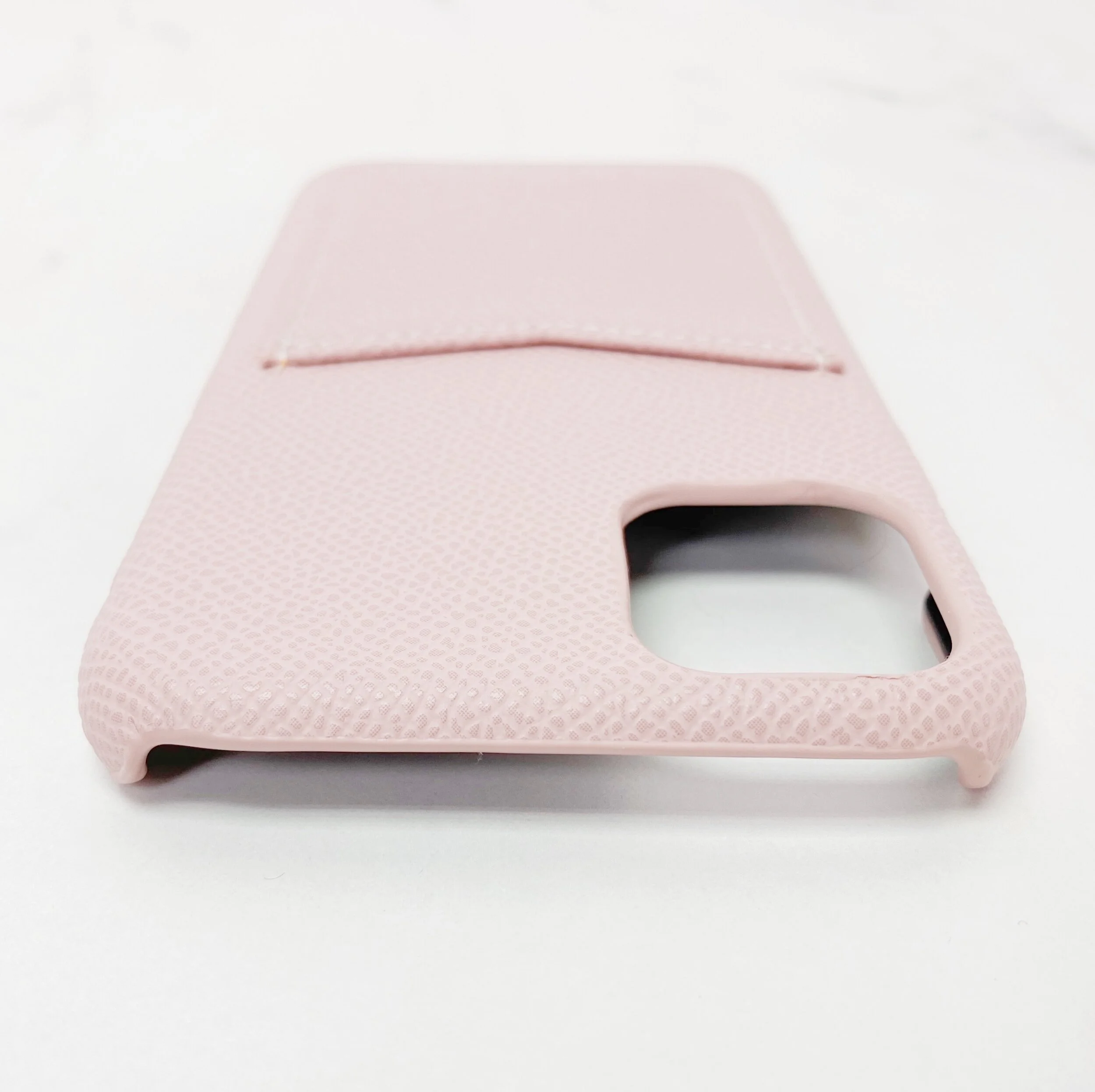 Personalized Custom iPhone 13 12 11 XR X XS Leather Case Card Holder Wallet - Mini Pro Max - Monogram Hot Stamp