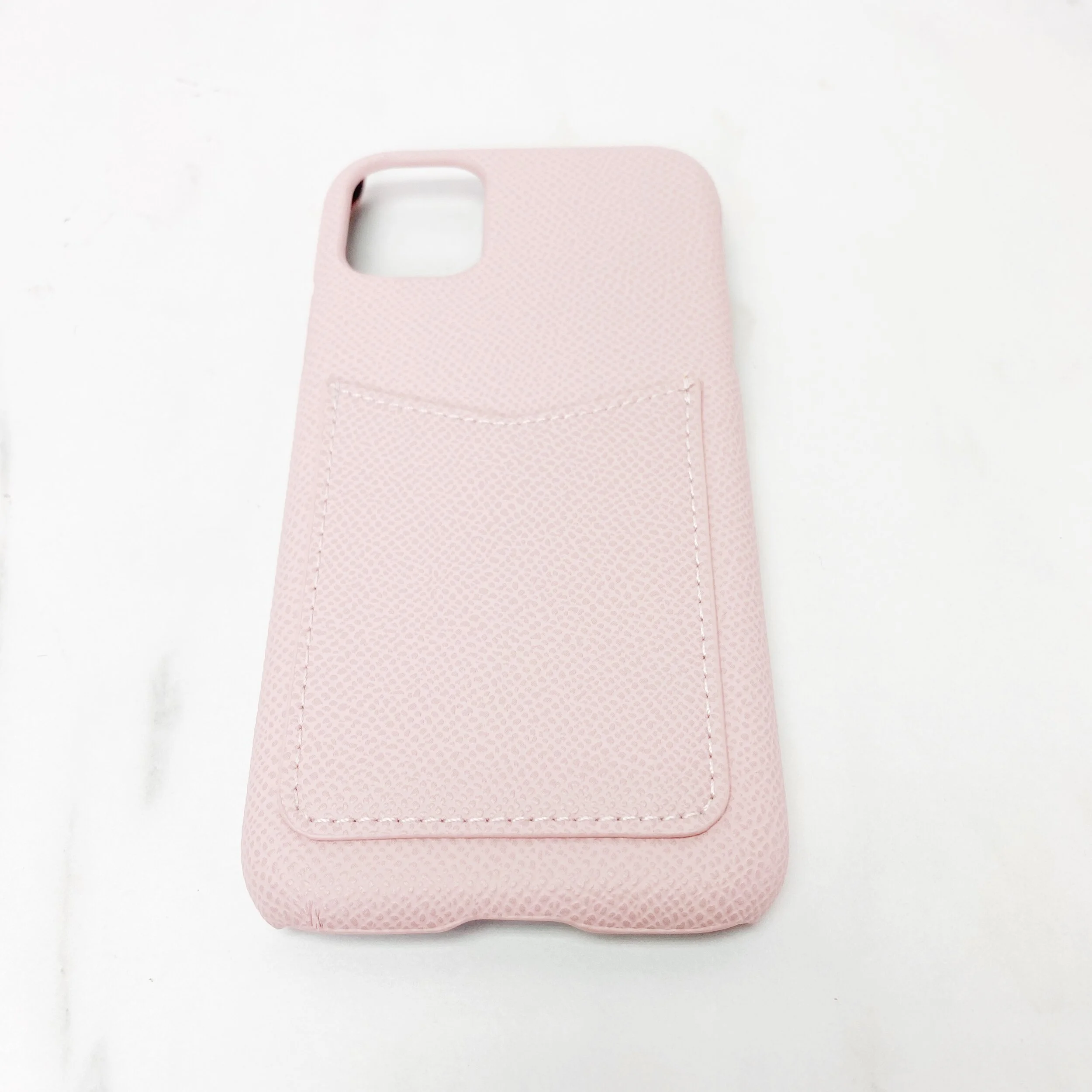 Personalized Custom iPhone 13 12 11 XR X XS Leather Case Card Holder Wallet - Mini Pro Max - Monogram Hot Stamp