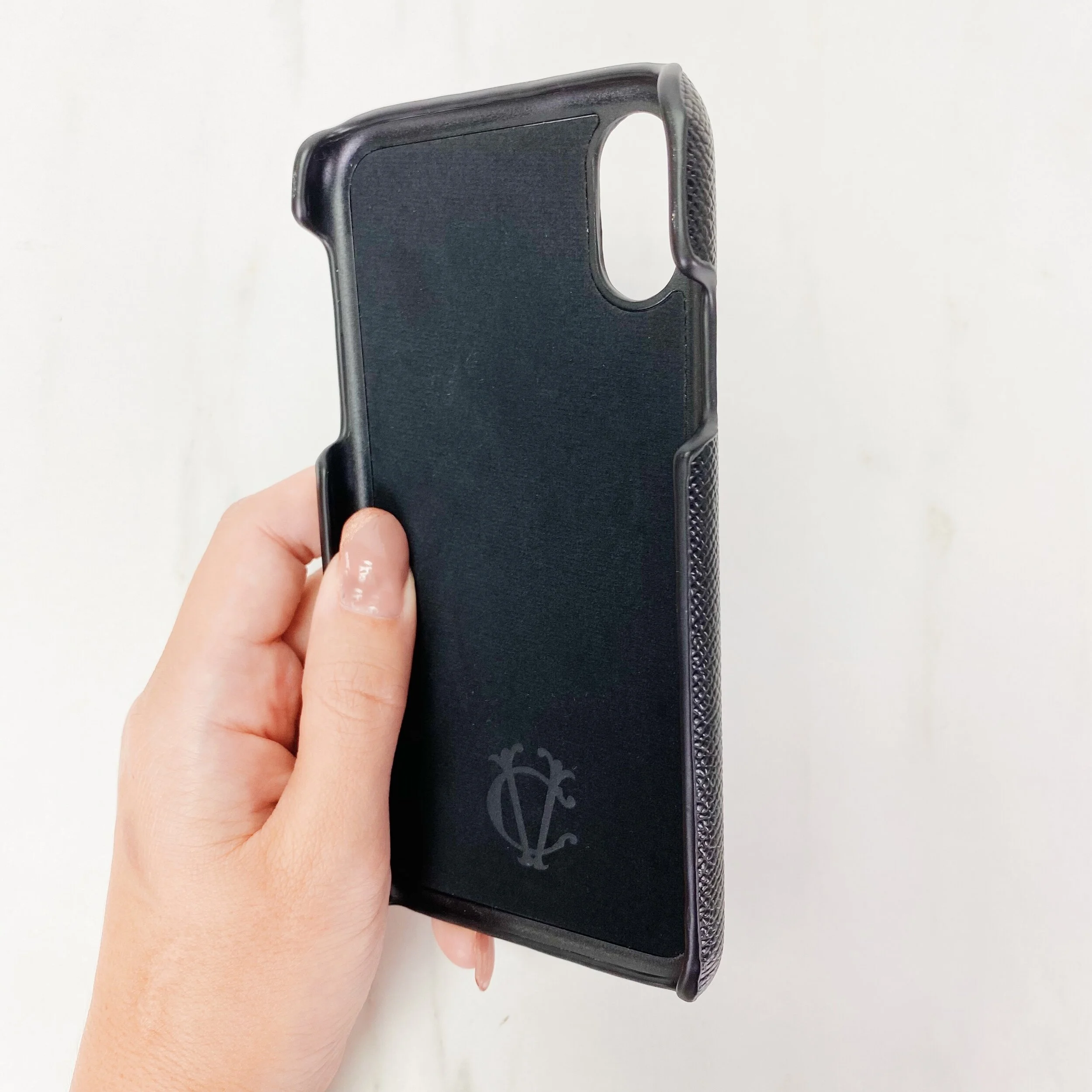 Personalized Custom iPhone 13 12 11 XR X XS Leather Case Card Holder Wallet - Mini Pro Max - Monogram Hot Stamp