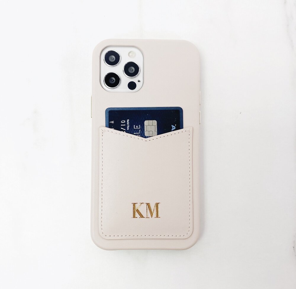 Embroidered Wallet Card Holder Phone Case