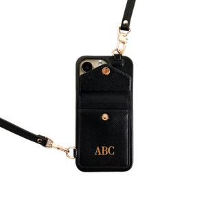 iPhone 13 Series - Crossbody Wallet Case - Black — Valerie  display picture 1