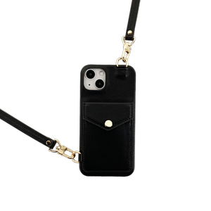 iPhone 13 Series - Crossbody Wallet Case - Black — Valerie