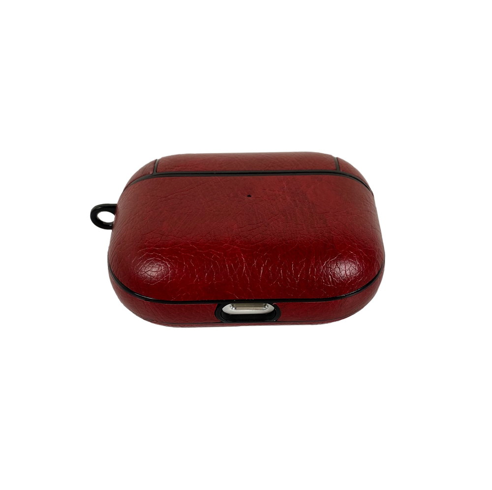 AirPods 3 and Pro Case with Keychain - Burgundy Red — Valerie