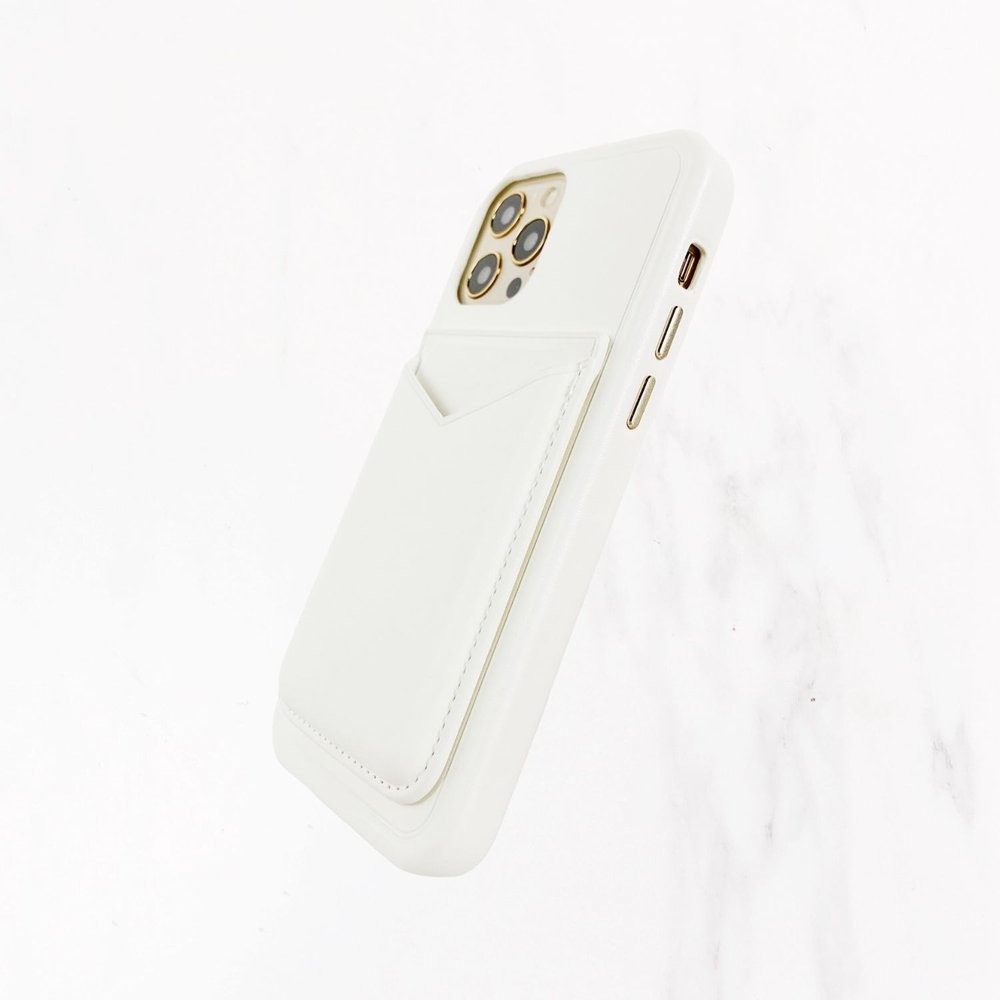 iPhone 12 Series Designer Case with MagSafe - Small Font - White — Valerie  Constance - Personalized Leather Tech Accessories