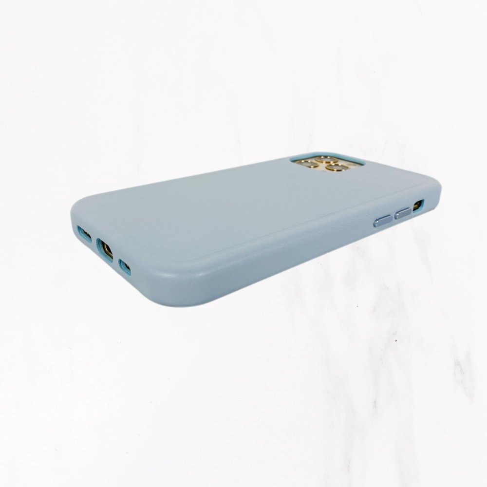 iPhone 12 Series Designer Case with MagSafe - Light Blue — Valerie Constance Leather Tech
