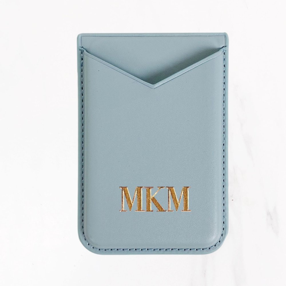 iPhone 13 Series Designer Case - Light Blue — Valerie Constance -  Personalized Leather Tech Accessories