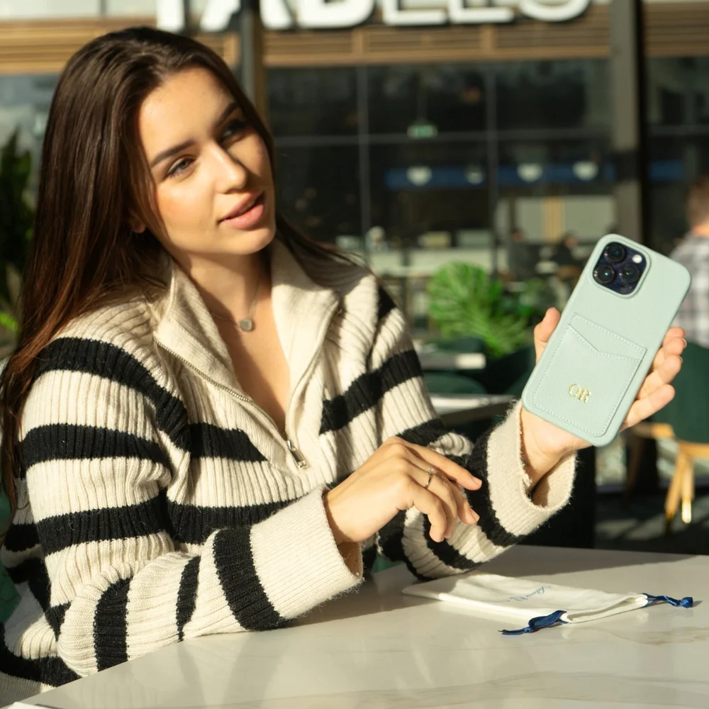 iPhone 15 Series Jetsetter Double Pocket Case Pale Blue