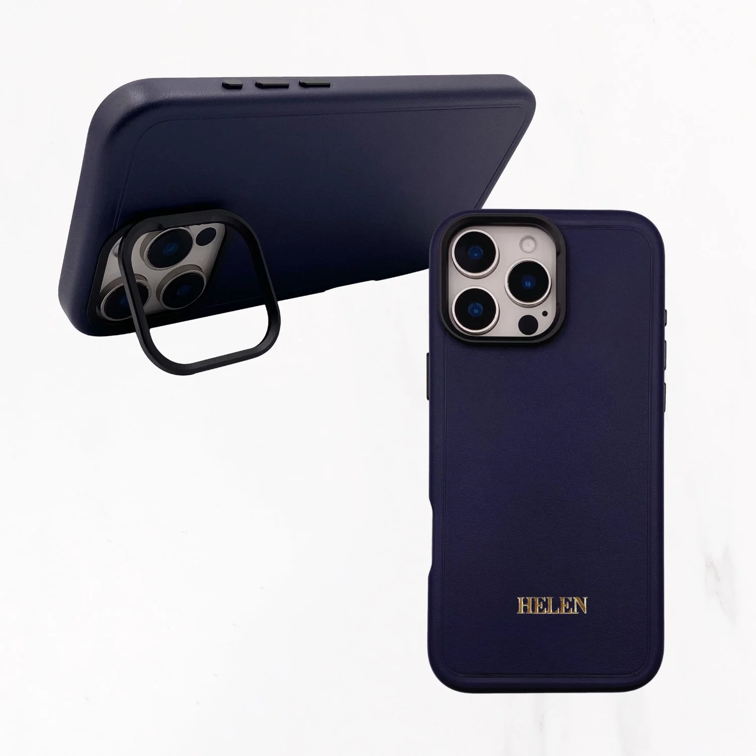 iPhone 16 Series Couture Stand Case with MagSafe - New York Blue