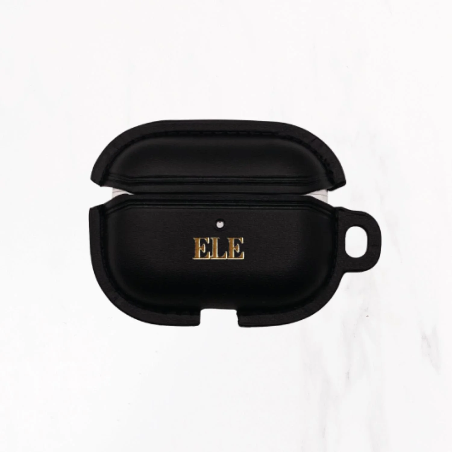 AirPods Pro Case with Leather Strap - Black