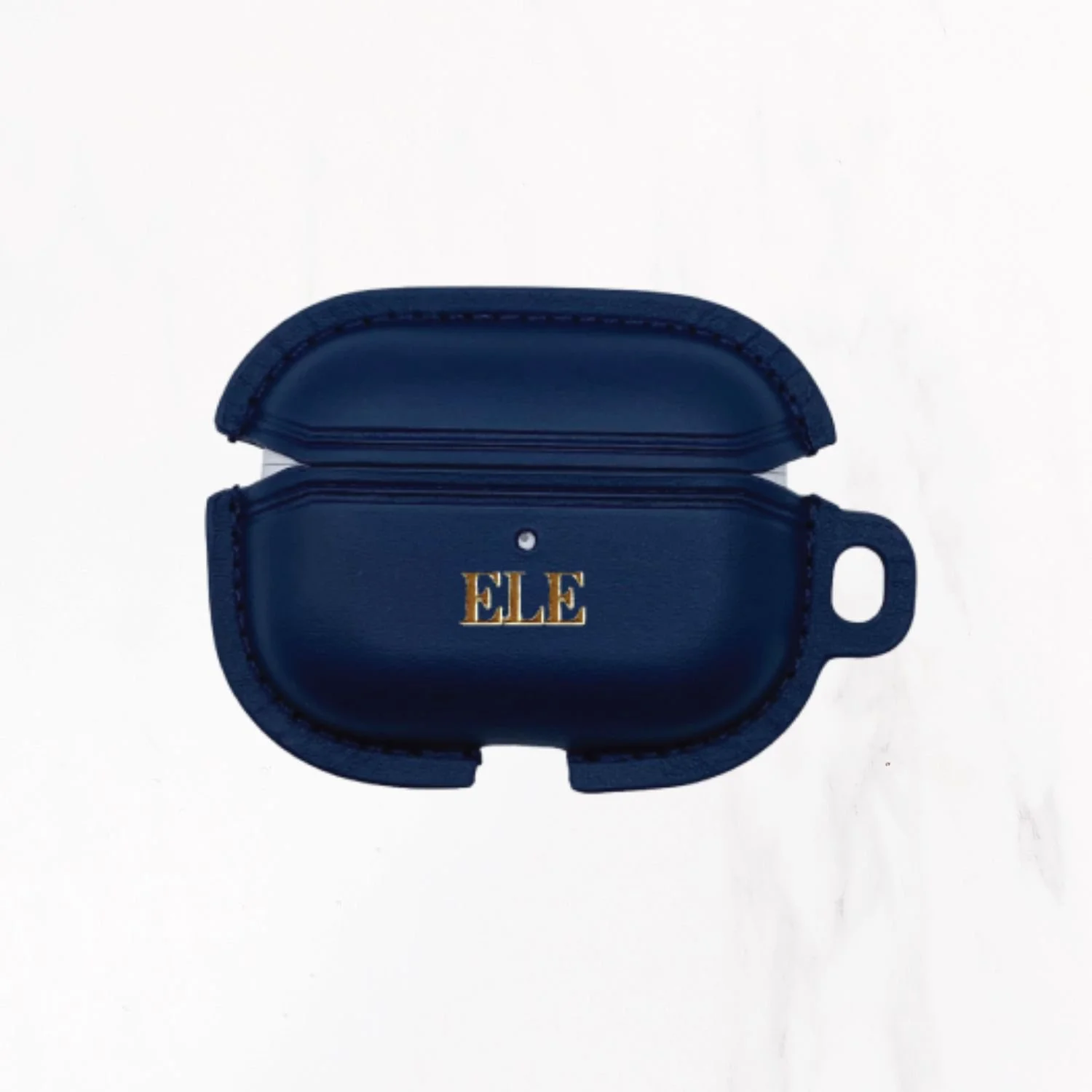 AirPods Pro Case with Leather Strap - Midnight Blue