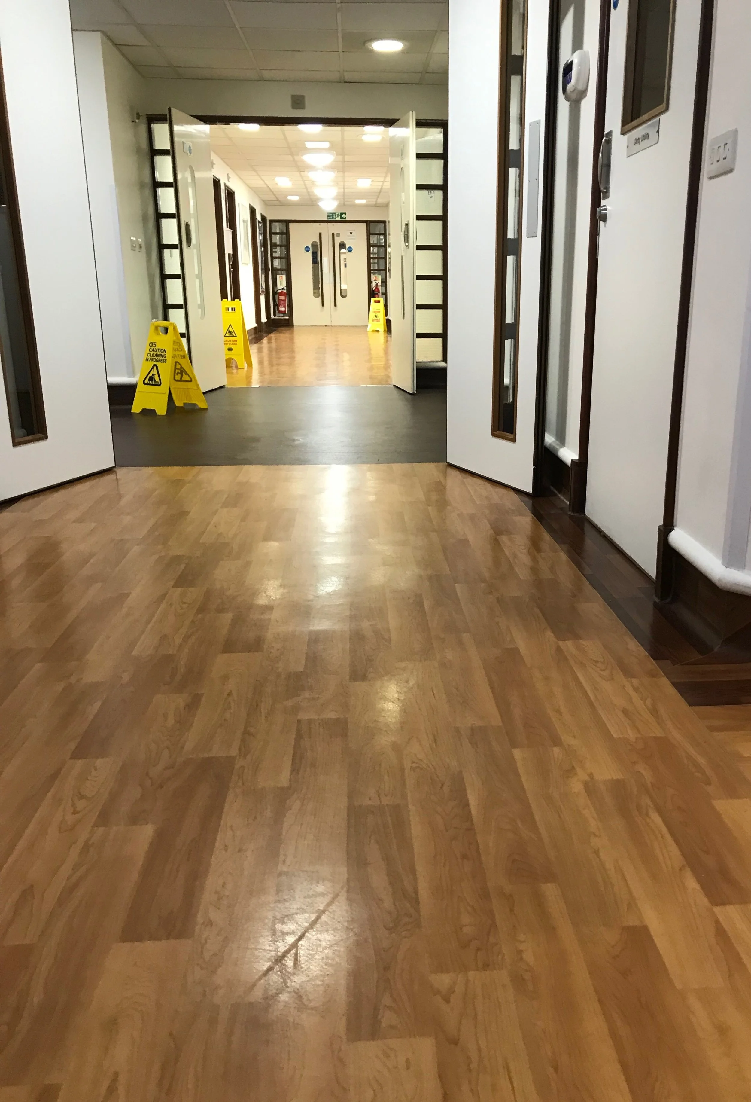  The corridor to the ‘room of doom’ (aka… the ‘dining room’). 