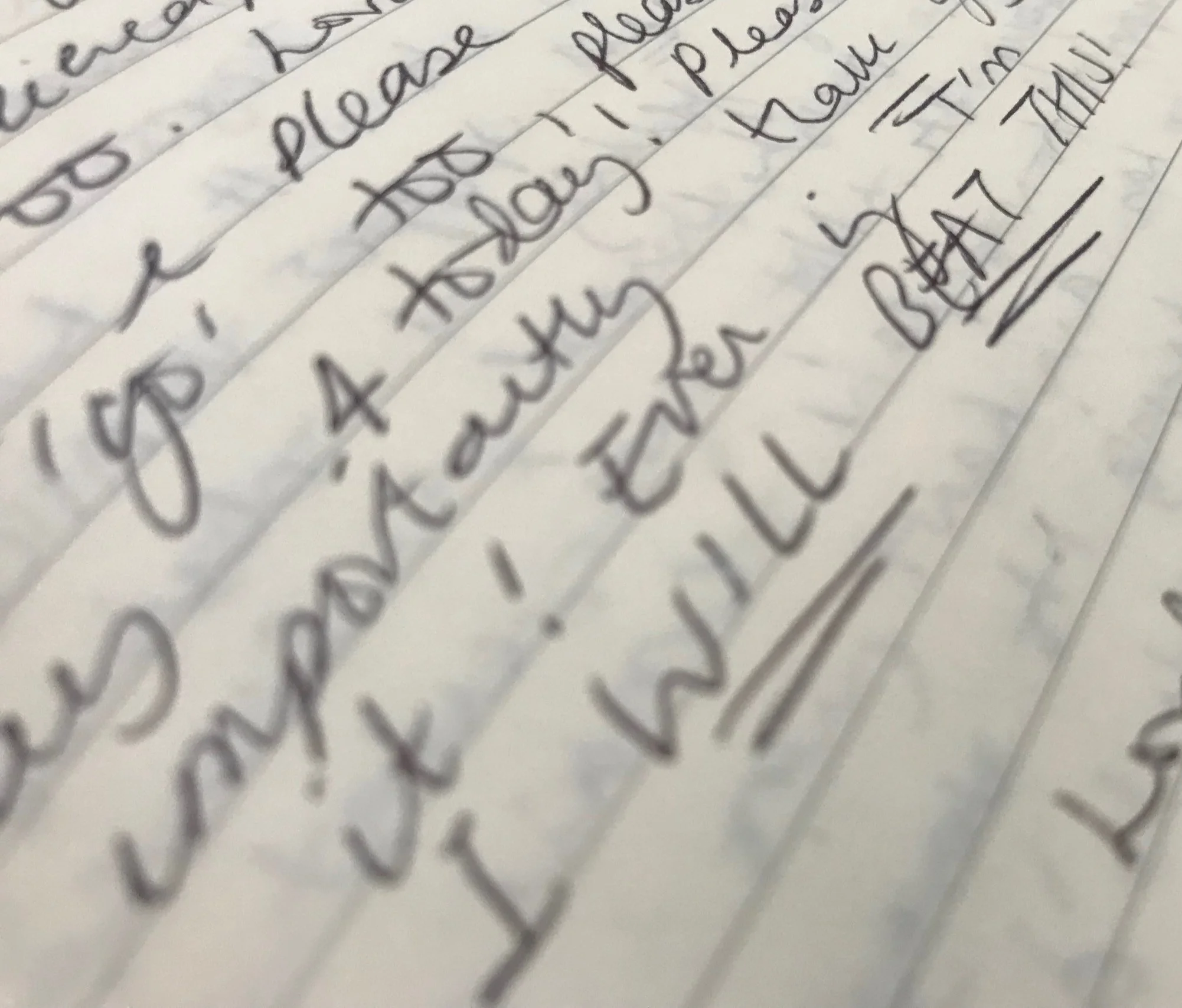 It’s the little things that keep me going…