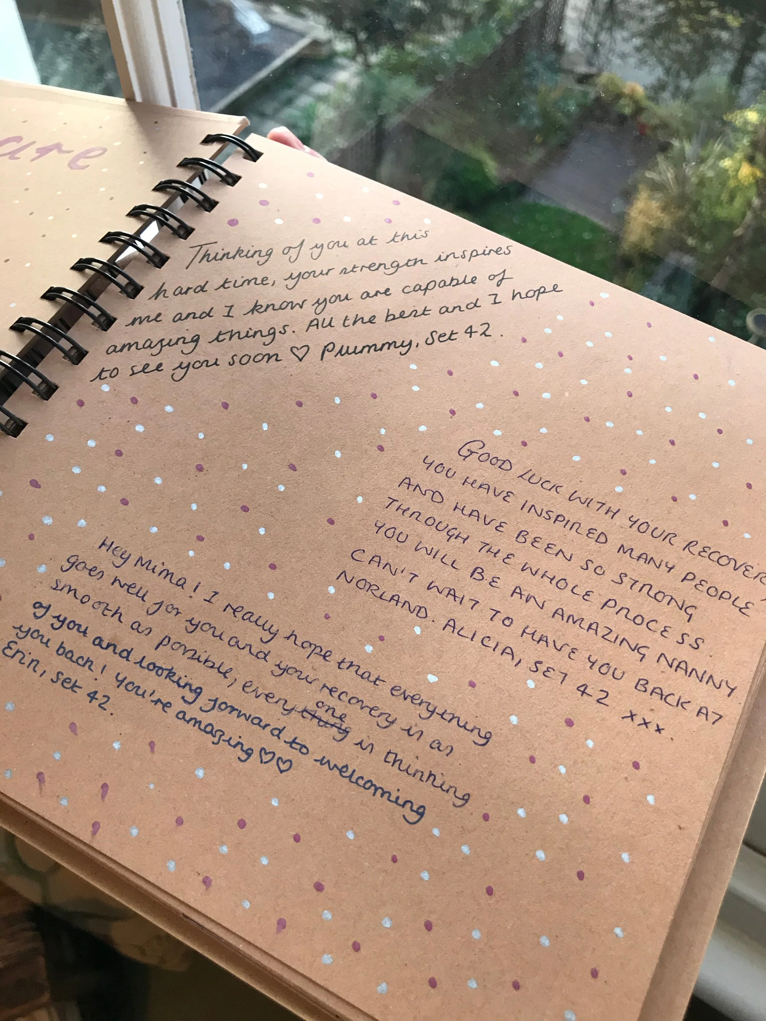 Just a few of the messages...