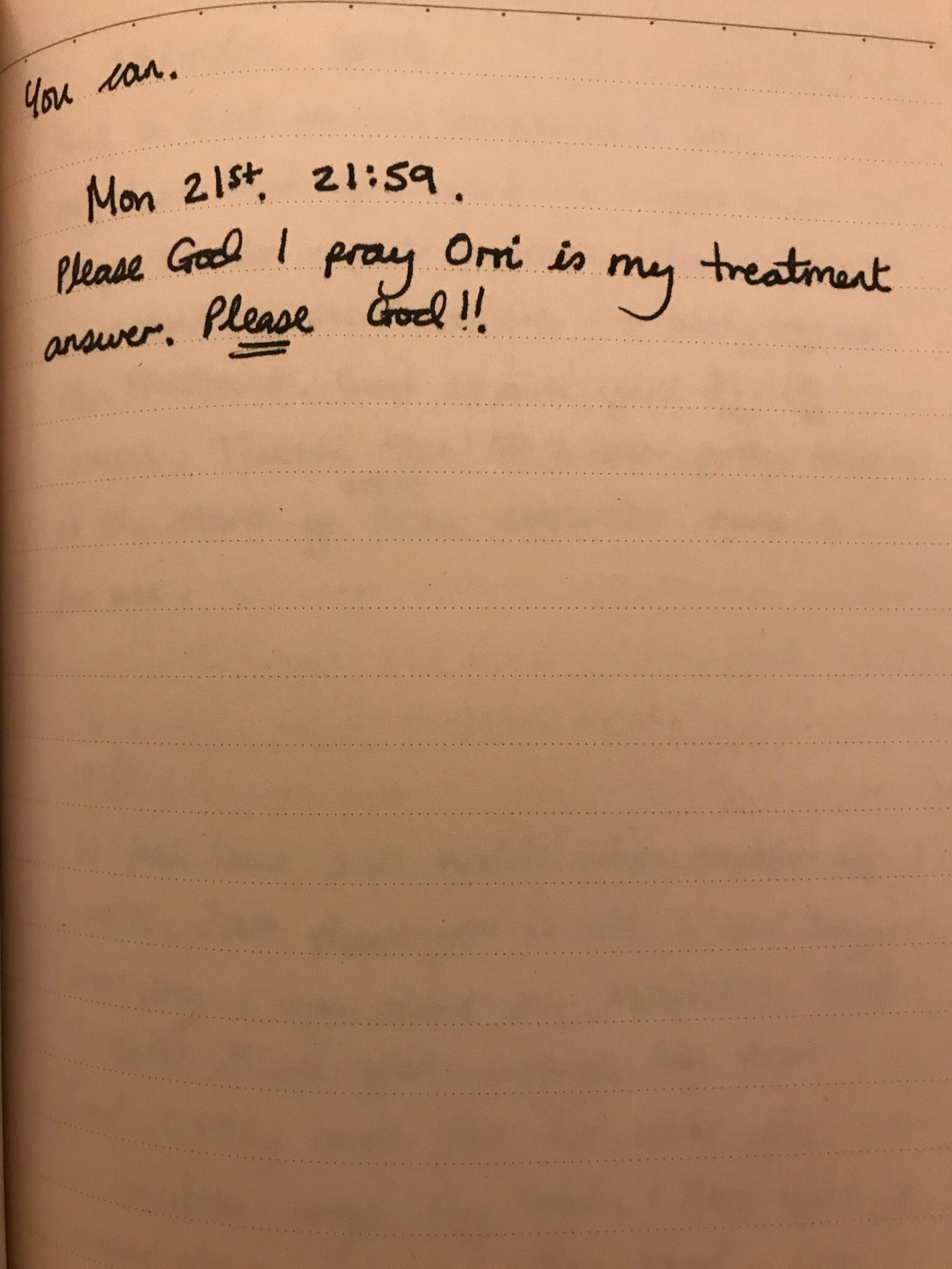 A diary entry having visited Orri back in October