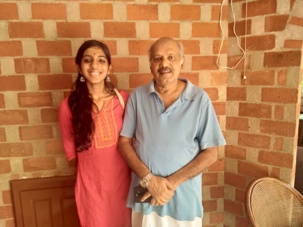 Sailaja with author Sethu Madhavan