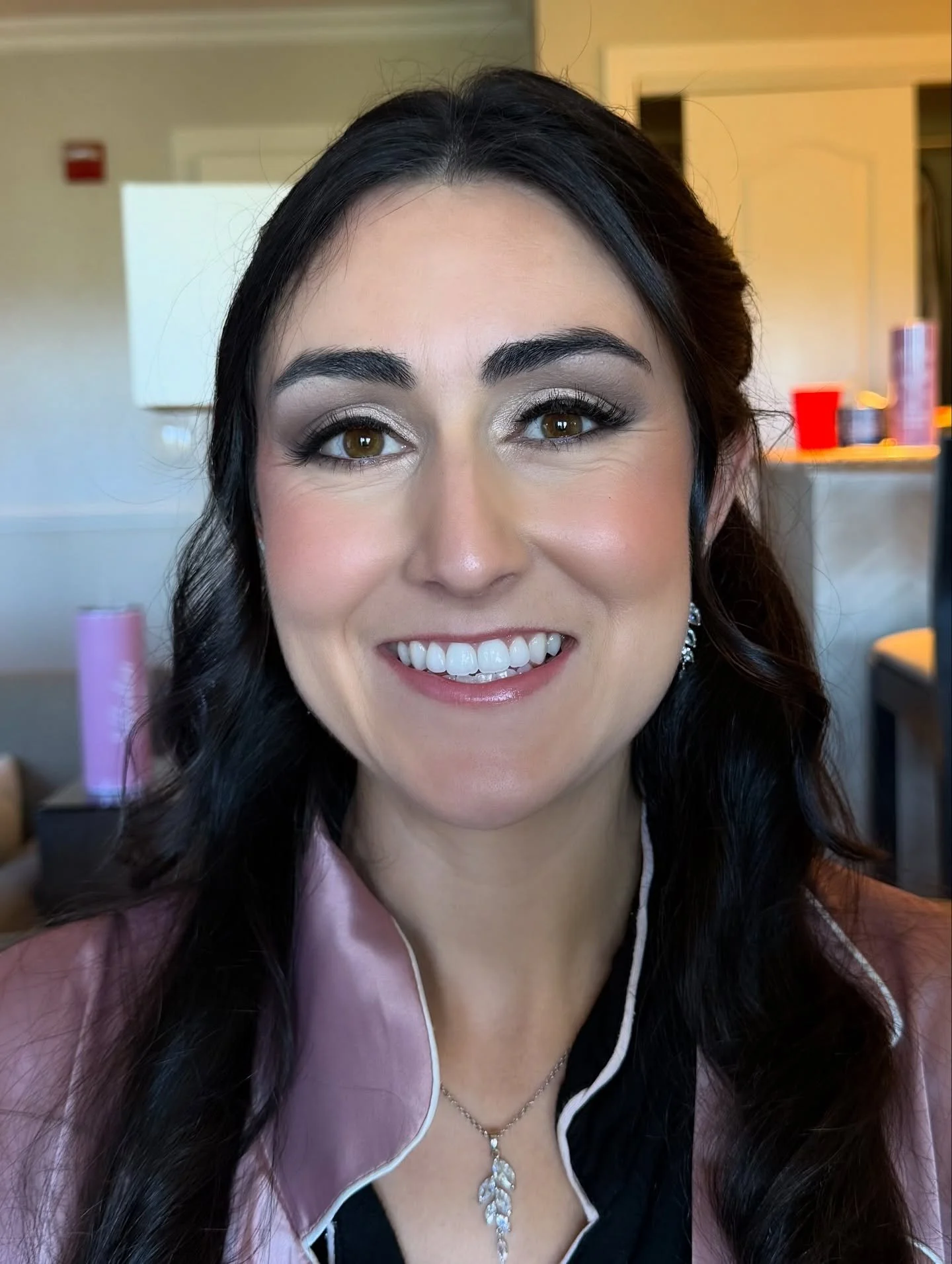 Shimmery &amp; Smokey Makeup✨
.
.
.
#makeup #bridesmaid #bridesmaidmakeup #makeupapplication #njmakeupartist #njmua #njbridalmakeup #natashadenona #maccosmetics #smokeyeyes #behindthechair #wedding #bridesmaidhair #weddinghair #theknot #njwedding #nj