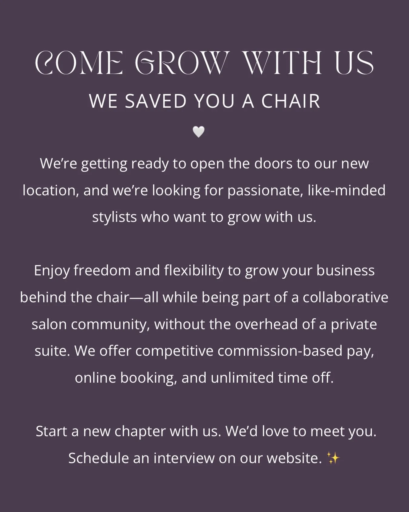 #njhair #njhairsalon #njjobs