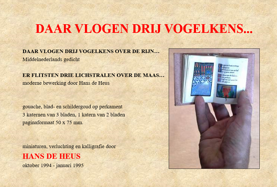 boekje: Daar vlogen drei vogelkens...