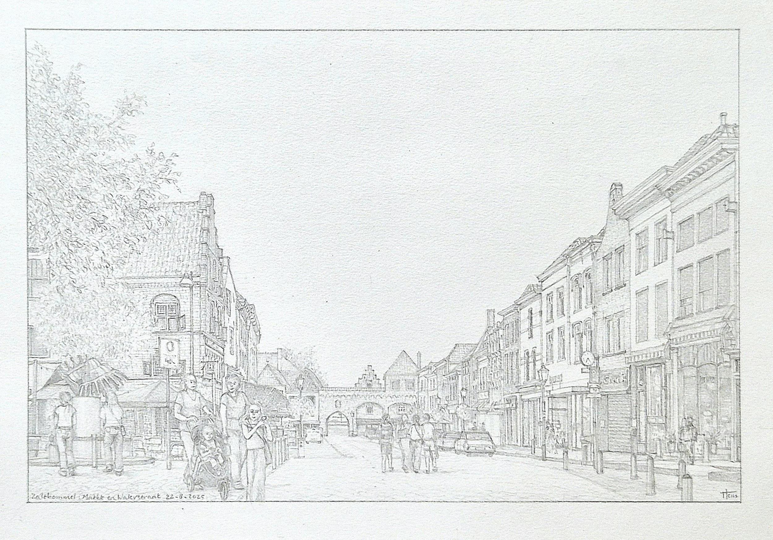 Zaltbommel, Markt en Waterstraat