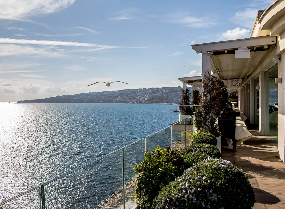 20th March 2019 - Naples, view from the Grand Hotel Vesuvio (picture Alessia )