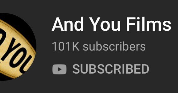 Just so you know we hit over 100k subscribers not too long ago! Time to celebrate!