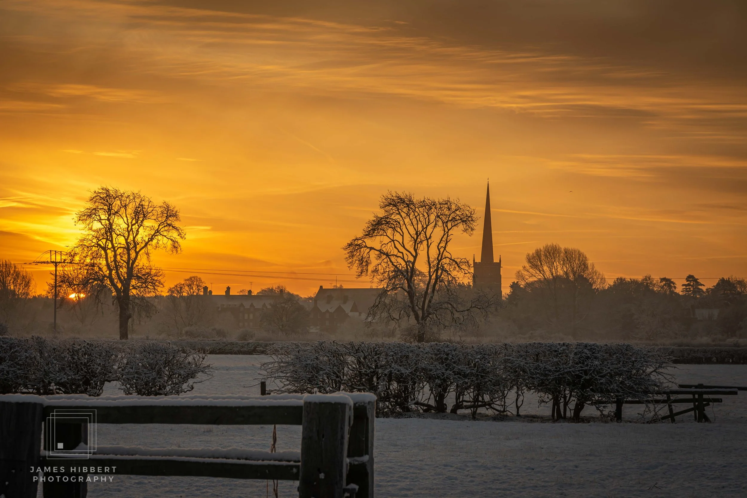 Winter sunrise in Repton