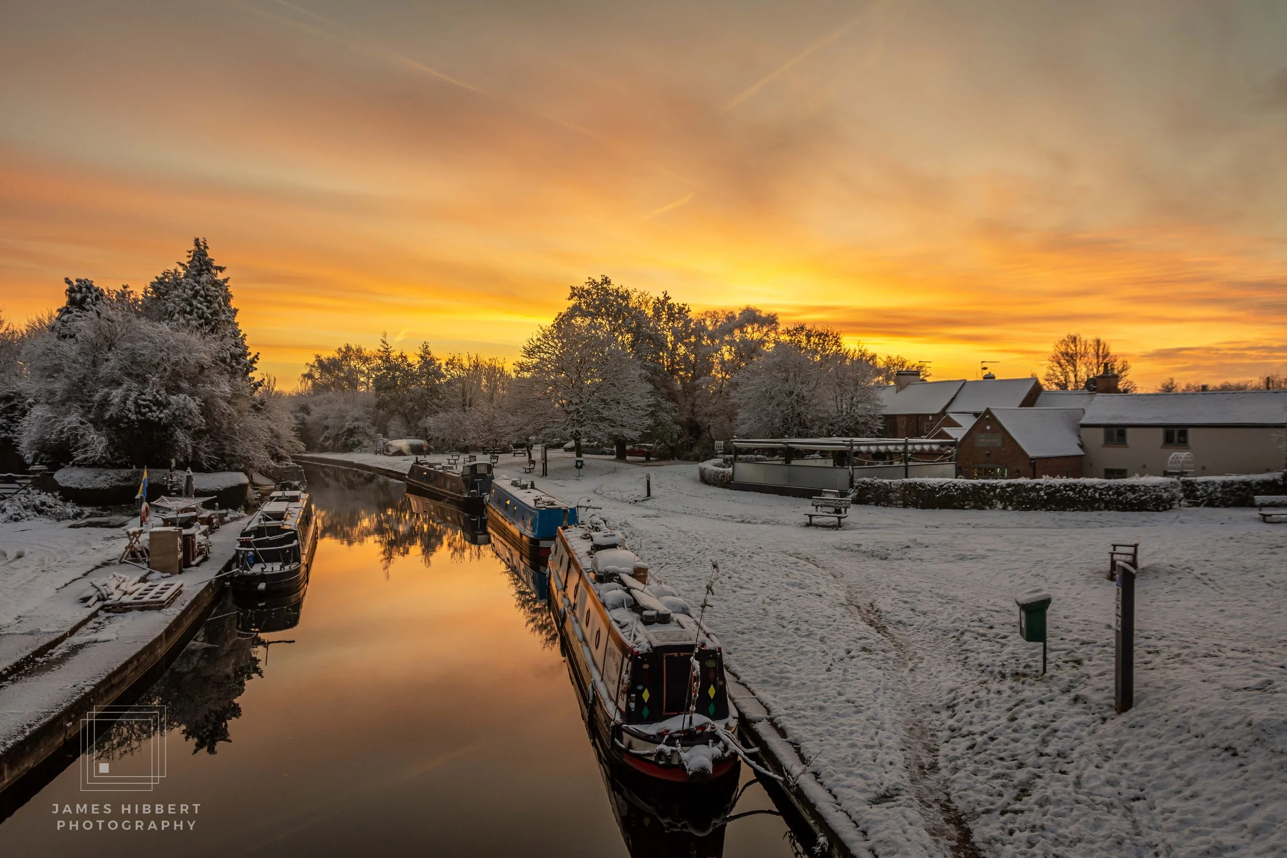 Winter sunrise in Willington