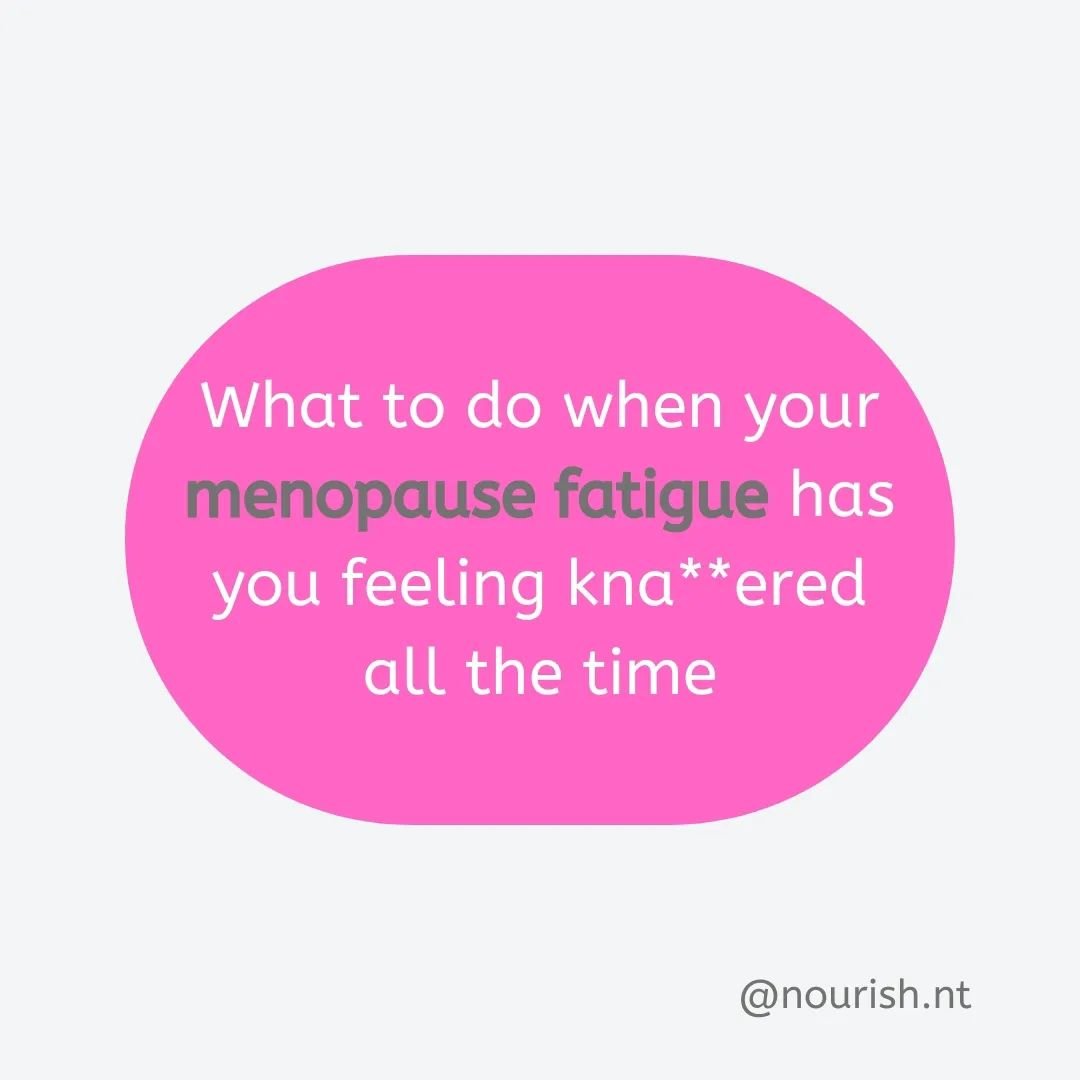 Menopause fatigue can really kick your ars* leaving you feeling so tired that is can be difficult to focus on what to do to make things better 🥱

Your body will naturally try to help out BUT this might come in the form of sugar cravings, forgetfulne