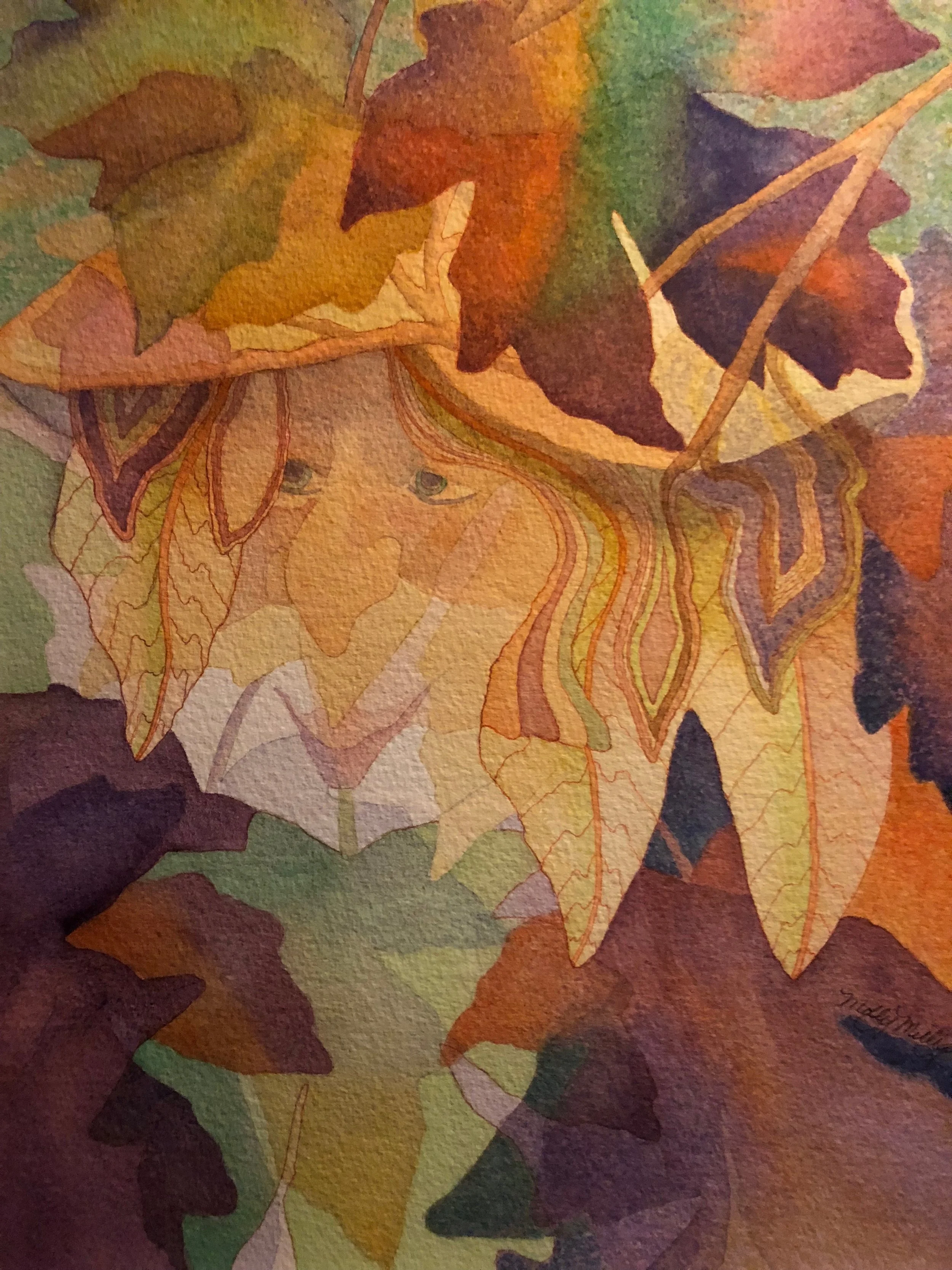 "Woodland Spirit" Water Color Giclee......8"X10" ........$60.00 By Molly Milligan