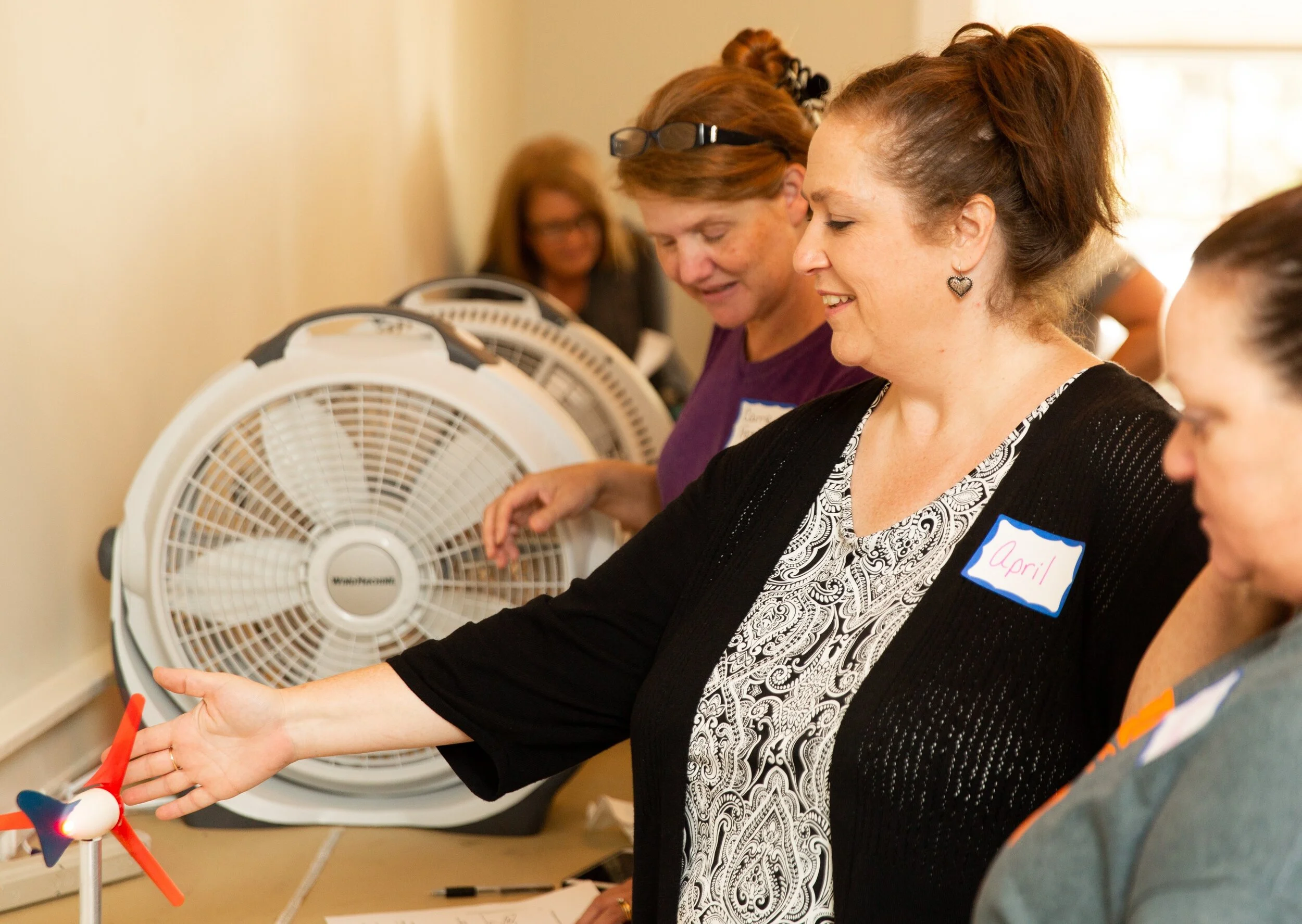Teachers Practicing Wind Energy Lessons