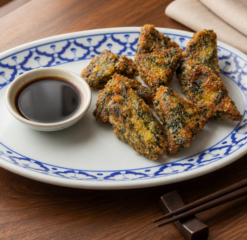 Crispy Chive Pancake $10
