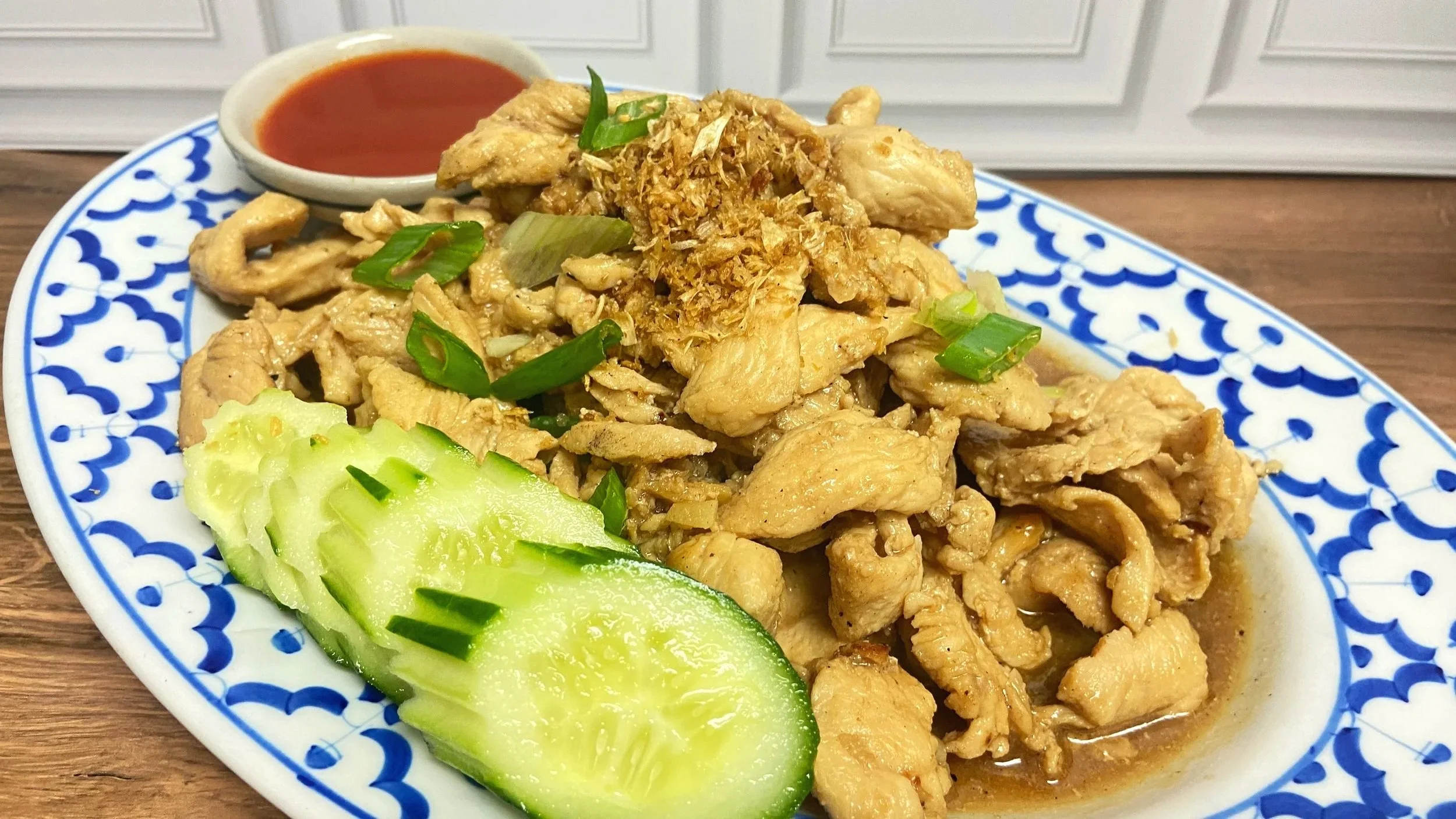 Chicken Garlic ( Gai Kratiam) 