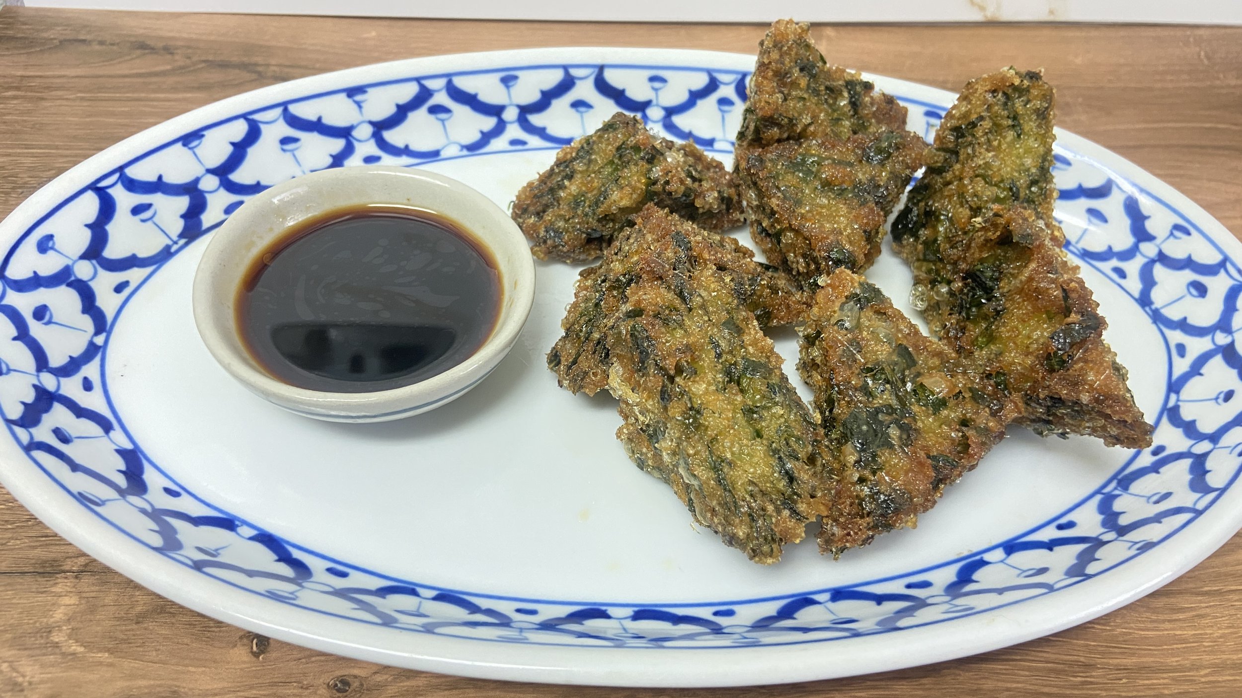 Crispy Chive Pancake $10