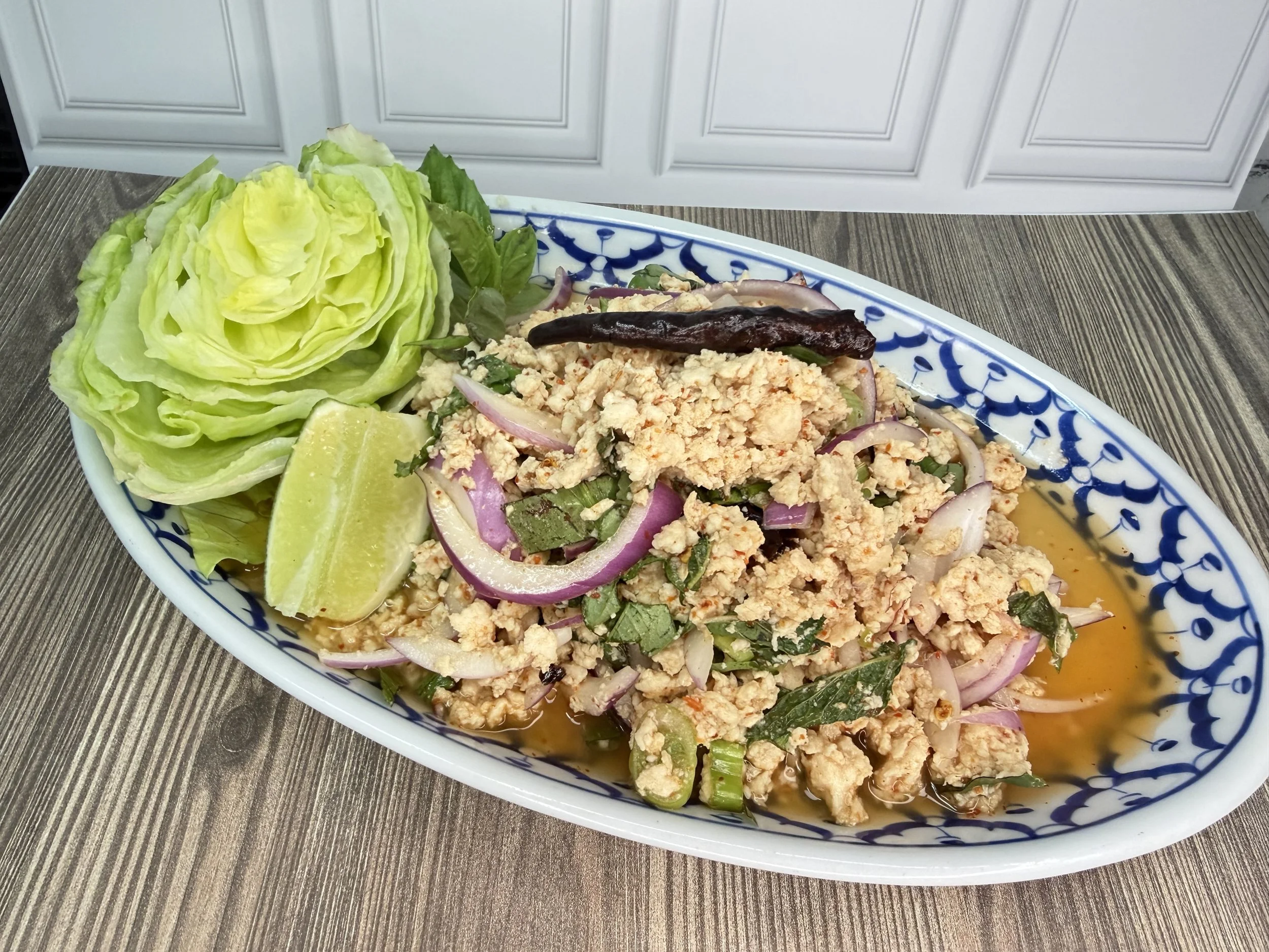 Larb Gai ( Spicy Chicken Salad) (Served Spring & Summer Only)