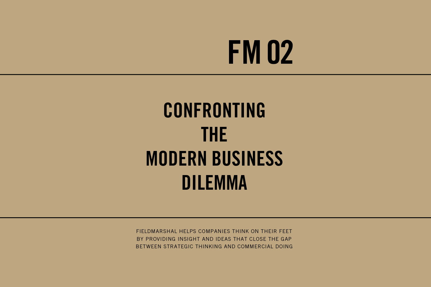 We all know the adage, “You can have it right, or you can have it now, but you can’t have it right now.” The modern business dilemma is a catch-22 between thoughtfulness and action . Everyone wants predictable results at the speed of right now . 1. You cannot predict outcomes, but you can act with purpose toward outcomes. 2. Speed requires more context , more expertise , more confidence , and more discipline . 3. Change is not the antithesis of stability; stability comes from understanding change . 4. Business challenges are not the enemy. Failing to capitalize on the opportunity around you is. 5. Retreat is never an option. There’s just knowing when to advance and when to dig in .
