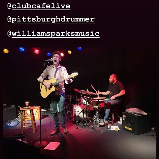 Thank you to everyone who came out last night! My last set of the year was also the best one by far. Thanks @joeleytrick for having me, thanks @pittsburghdrummer for playing, and thank you @wnpeters for the picture.
.
.
.
.
.
.
.
#acoustic #singerson