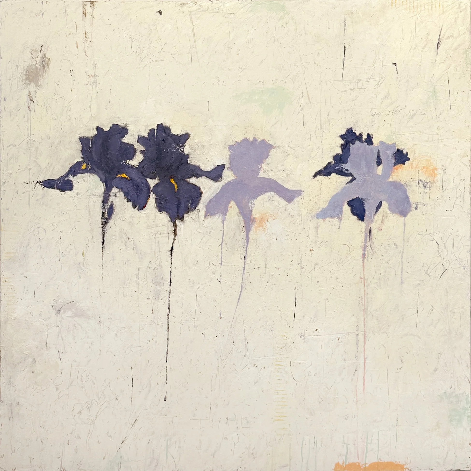Thoughts on Spring 2 - 40 x 40" - Oil on panel