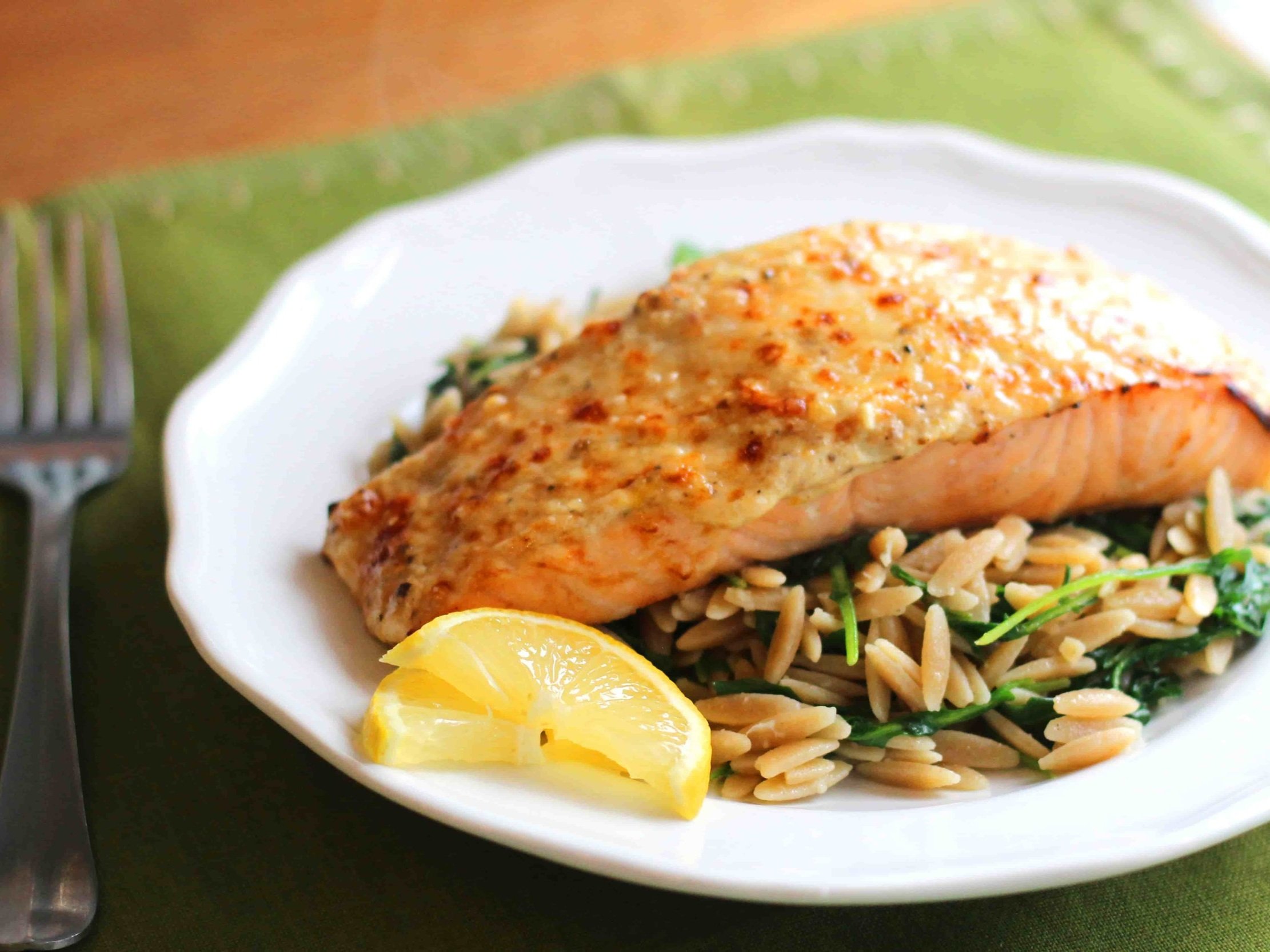 Air Fryer Lemon Pepper Parmesan Salmon