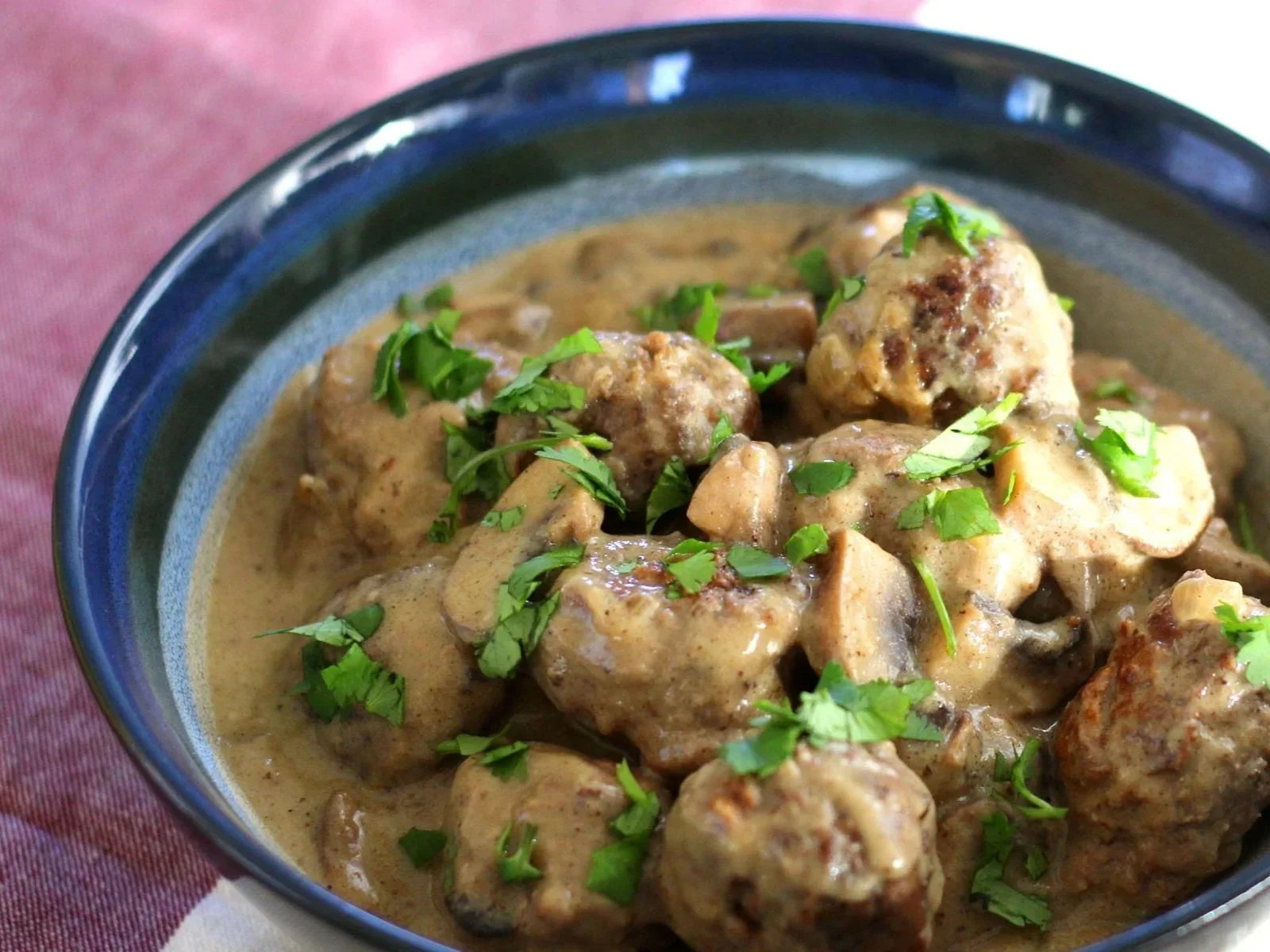Swedish Meatballs with Mushroom Gravy