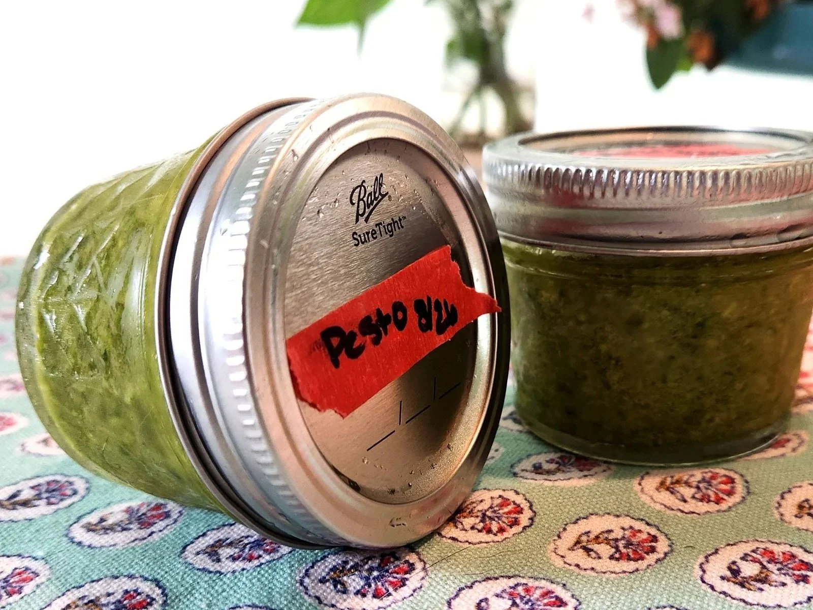 A Pretty Classic Basil Pesto