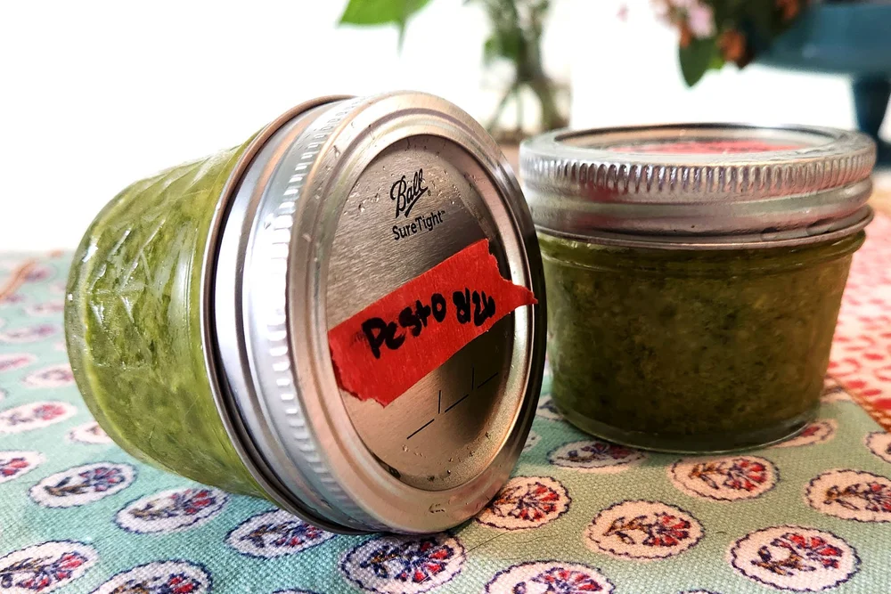 A Pretty Classic Basil Pesto