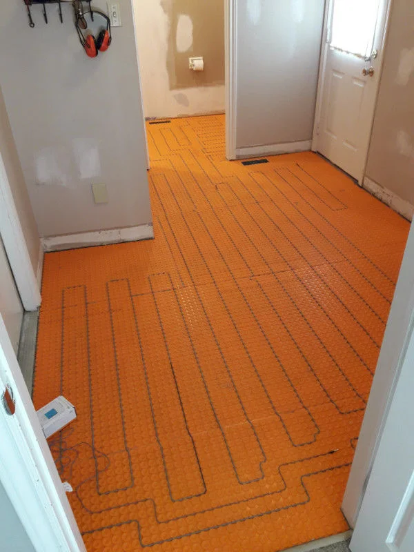 Heated Floor Installation