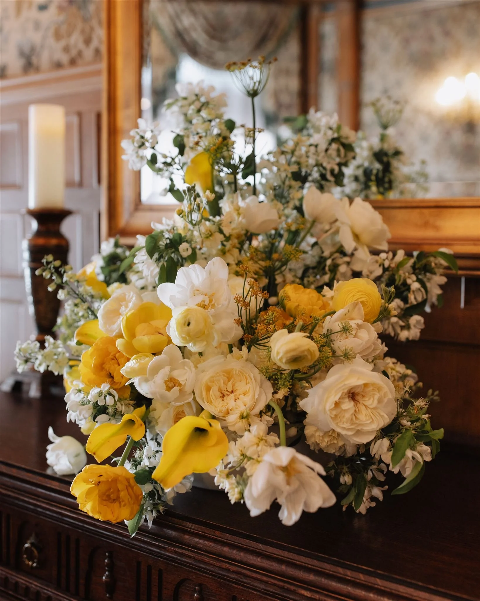 Apricot Floral — By Appointment Only