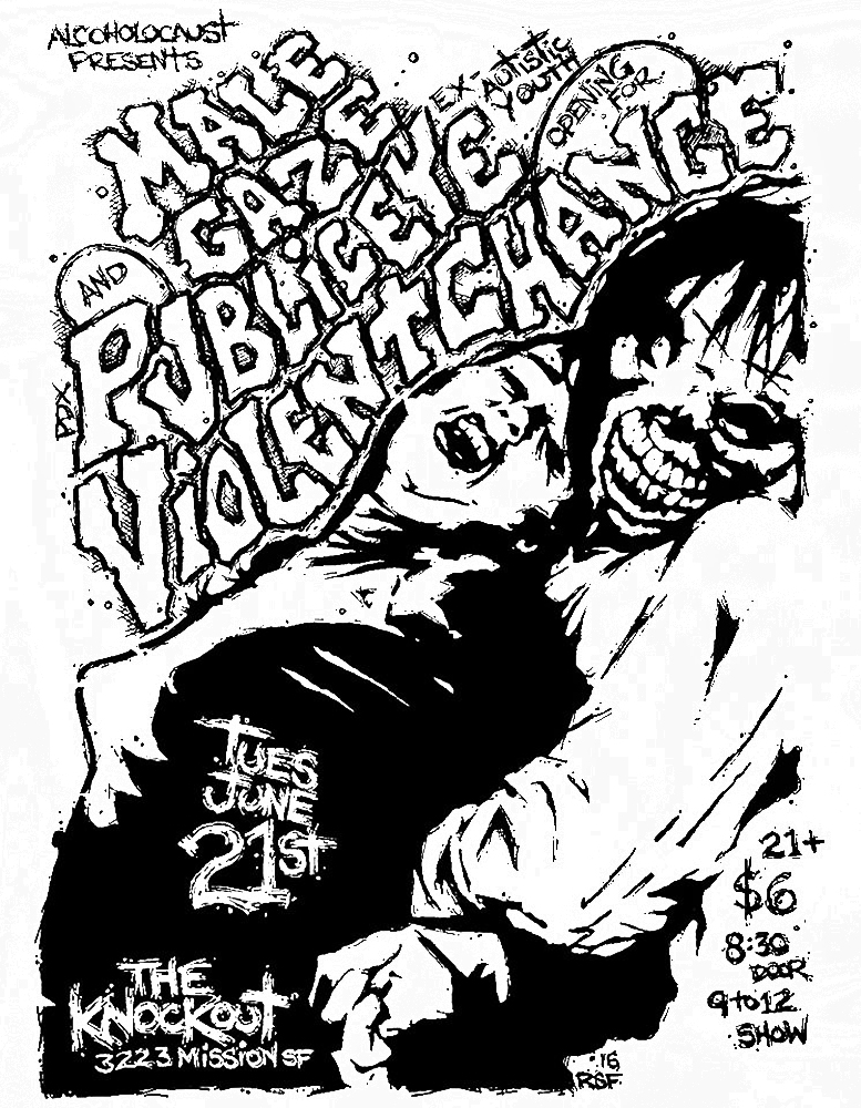 malegaze-violentchange-publiceye-poster-flyer-artwork-robfletcher-theknockout-2016