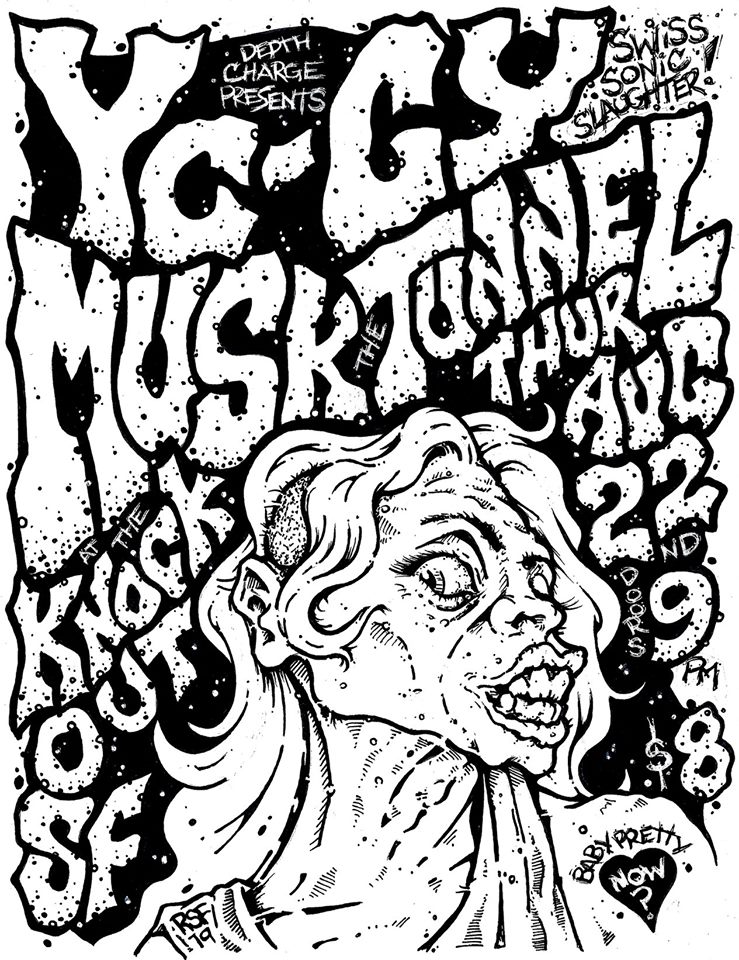 YCCY-MUSK-TUNNEL-Knockout-poster-flyer-artwork-robfletcher-2019