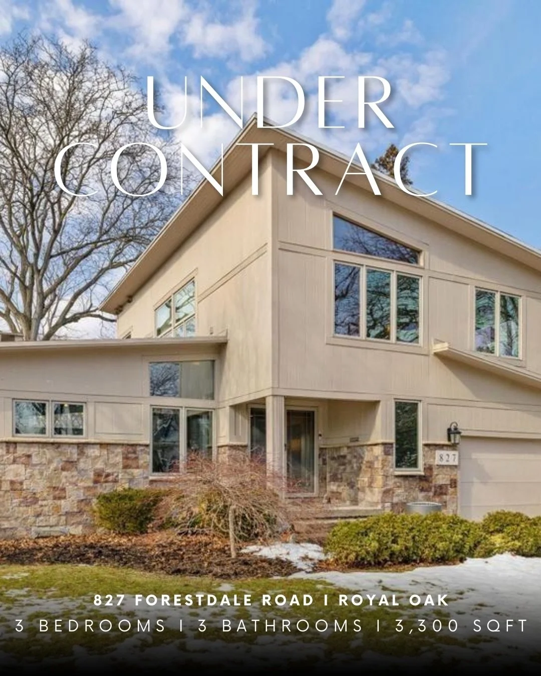 Under Contract in the Heart of Royal Oak

📍 827 Forestdale Road, Royal Oak

This incredible tri level home is officially under contract.

From the expansive gourmet chef&rsquo;s kitchen with custom cabinetry, granite countertops, oversized Wolf rang