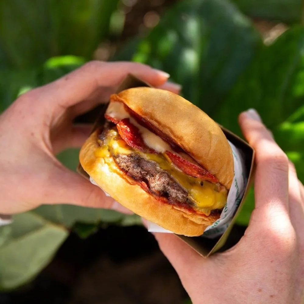 Pepperoni cheese burger makes it’s delicious return🍔🍅