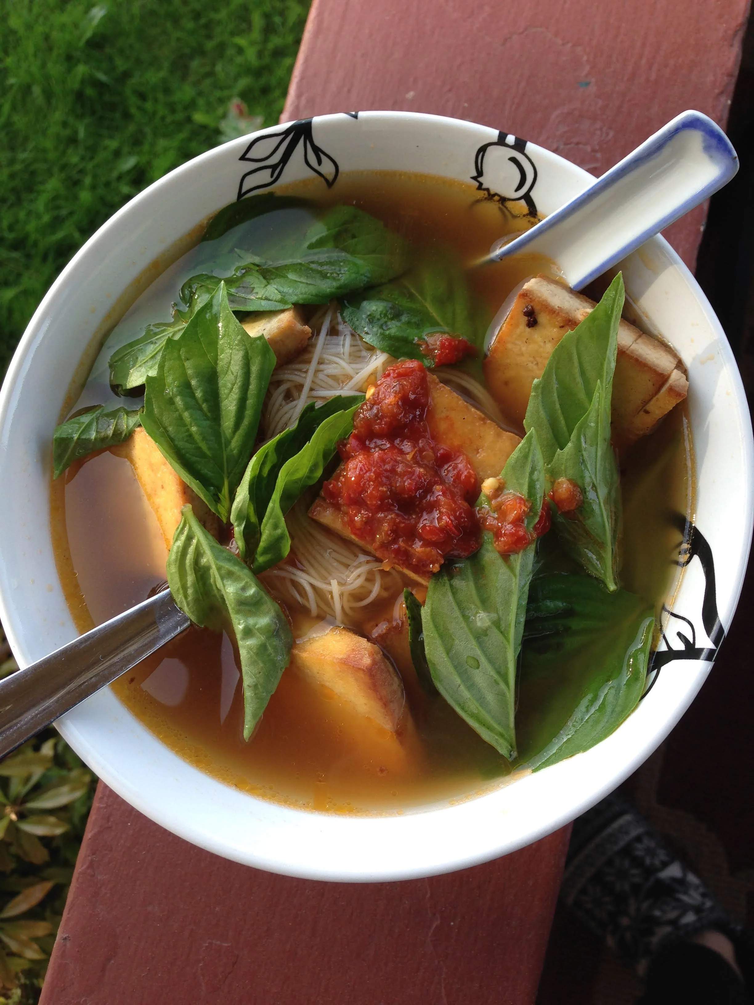 VEGAN PHO- taken with iPhone 5 on May 25, 2016.