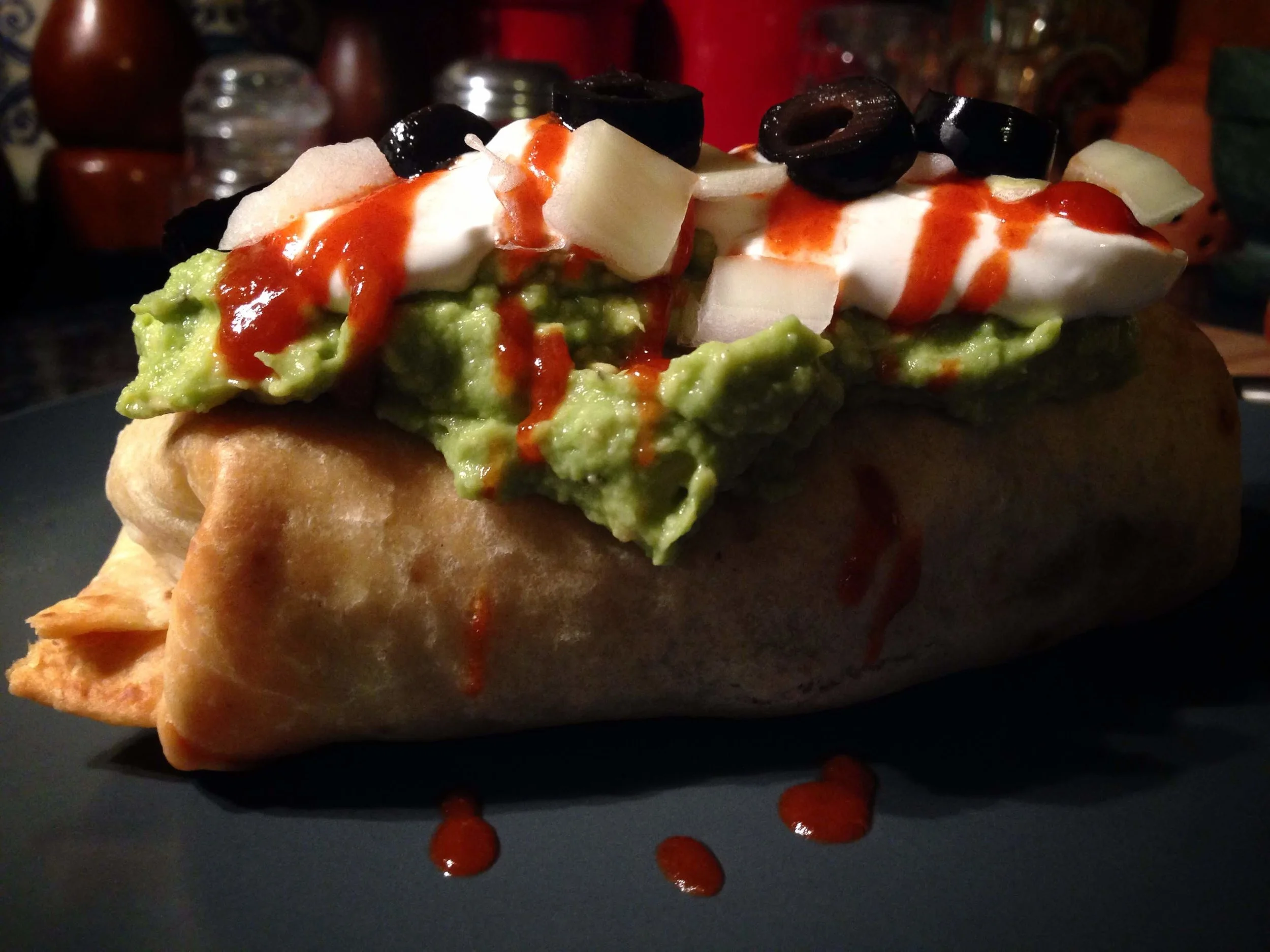 CHIMICHANGA- Shot with iPhone 5 on April 1, 2015.